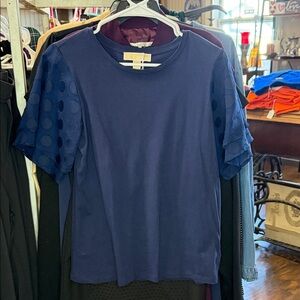 Michael Kors Navy Blue Top